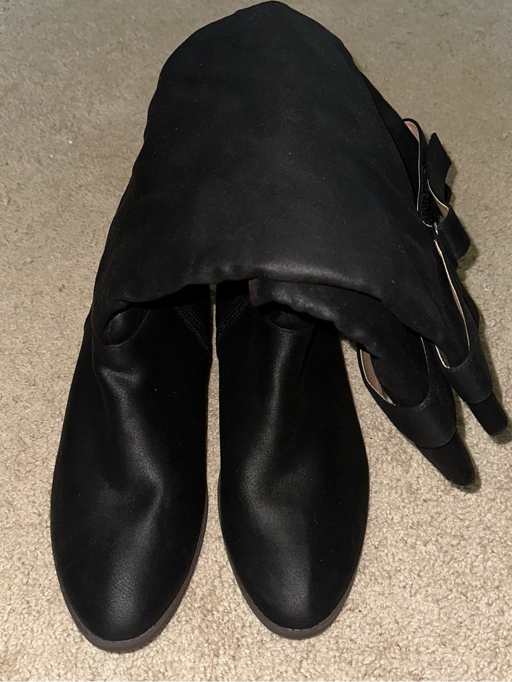 Women's Knee-High Buckle Boots